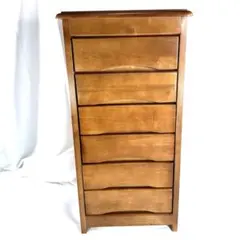 ニトリ 木製6段ハイチェストタンス アルナス アルダー材 ナチュラルウッド ニトリ 木製6段ハイチェストタンス アルナス アルダー材