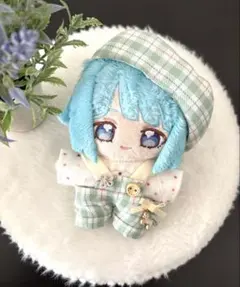 あんスタ　いつぬい　ぬい服　12cmぬい服　チェック柄　グリーン　2