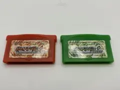 ポケットモンスター ファイアレッド リーフグリーン GBA 2本セット　箱説なし