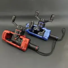 【極美品】Switch釣りスピリッツ サオコン レッド＆ブルー 2個セット　赤青