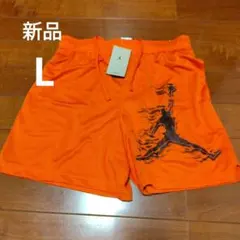 新品 JORDAN ショートパンツ オレンジ Lのサムネイル