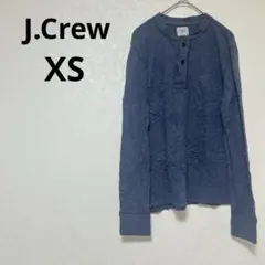 J.Crew HEAVYWEIGHT 【XS】ネイビー 長袖 Tシャツ
