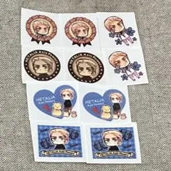 ヘタリア シール10枚 ドイツ Axis powers 原作絵 ステッカー