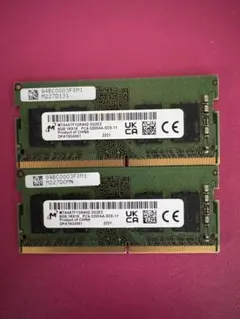 TEAMGROUP 8GB DDR4 2400MHz 8GB×2枚 - メルカリ