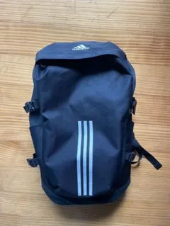adidas ブラックバックパック 3本ライン　40L