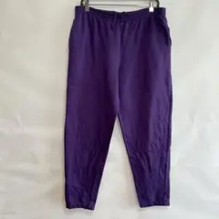 希少90s Lady Foot Locker スウェットパンツ 紫 L 紐調整可