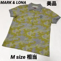 美品　MARK & LONA マークアンドロナ　半袖ポロシャツ カモフラ Mのサムネイル