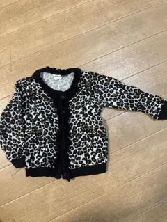 【取り下げ間近最終値下げ！】H&M ヒョウ柄カーディガン　ベビー服