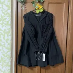 FLUMOR☆ブラック 長袖チュニック