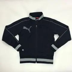 【PUMA】プーマ トラックジャケット ジャージ 黒 Mサイズ スタンドカラーのサムネイル