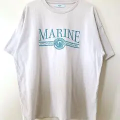Discoat グレー F Ocean 02 MARINE 半袖Tシャツ