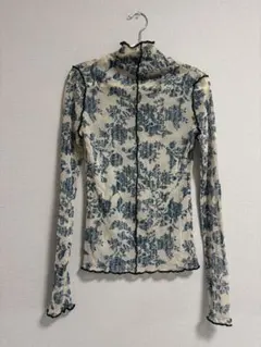 litmus 花柄シースルトップス - メルカリ