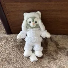 ホワイトウィンタータイムワンダーズ ダッフィー ぬいぐるみバッジ