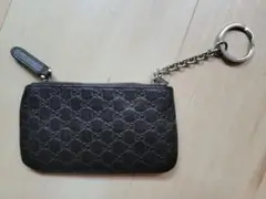GUCCI レザーコインケース ブラック