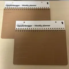 【新品未使用品】ウィークリープランナー2冊セットのサムネイル