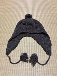 RICE 28 ニット帽 ポンポン付き