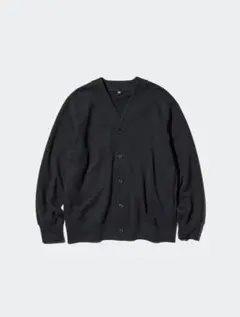 ユニクロスウェットカーディガン　ブラックのみ。