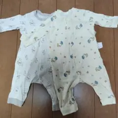 UNIQLO長袖ロンパース 2枚　70