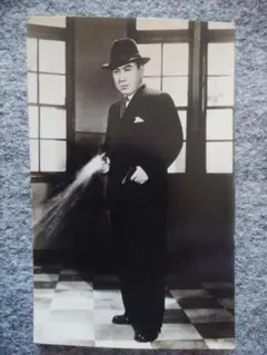 片岡千恵蔵　ブロマイド　Ｂ7サイズ