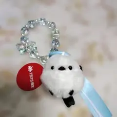 ふくふくシマちゃんぬいぐるみ　カラビナビーズ　ストラップ　KH・(特）