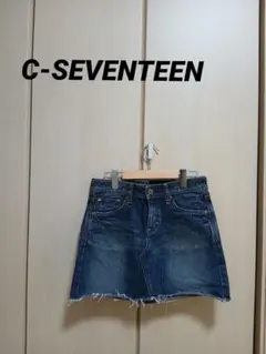 デニムスカート　ミニスカート