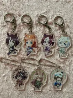 ウマ娘 アクリルキーホルダー 7個セット