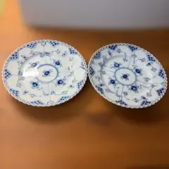 ま*み様 保管品★ロイヤルコペンハーゲン ブルーフルーテッド プレート 3枚セッ ま*み様 保管品☆ロイヤルコペンハーゲン ブルーフルーテッド プレート