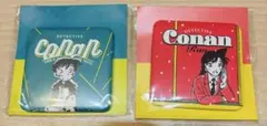 名探偵コナン　コナン探偵社　スクエア缶バッジ　コナン　蘭