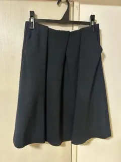 事務服　膝丈　ネイビー