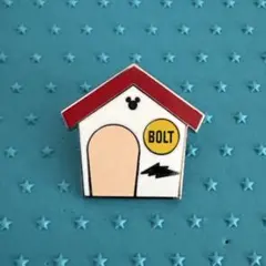 海外ディズニー　Hidden Mickey　ピンバッジ　ボルト　犬小屋