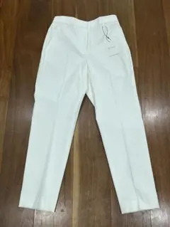 新品・未使用　PLST リネンブレンドスティックパンツ　ホワイト　タグ付き　S