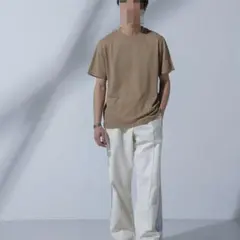 【美品】Anti Soaked(R)汗染み防止 クルーネックTシャツM～Lサイズ