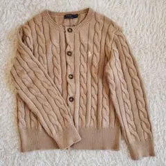 【美品】POLO RALPH LAUREN ケーブルニットカーディガン