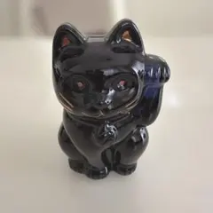 希少！バカラ まねき猫 ミッドナイトブルー 箱付き 美品