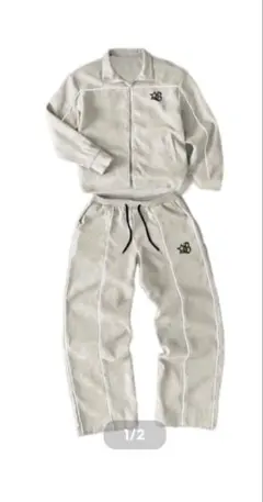 ライトグレー ジャージ セット