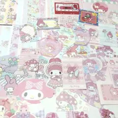 マイメロ　メモ帳　おすそわけ　ダイカット　平成レトロ　平成女児　レターセット