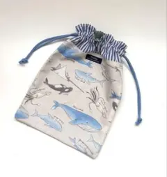 ハンドメイド　給食袋　⭐︎海の生き物