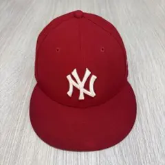 New Era ニューヨーク・ヤンキース レッドキャップ　57.7㎝