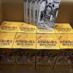 テープ付き ワンピースカード 世界最強の戦士 12BOX - メルカリ