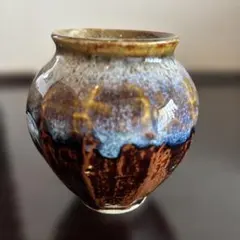 陶芸家　作家物　灰釉　花器　花入　花瓶　フラワーベース　華道 陶芸家 作家物 灰釉 花器 花入 花瓶 フラワーベース 華道 - メルカリ