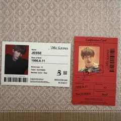 ジェシー MILESixTONES 特典IDカード まとめ売り