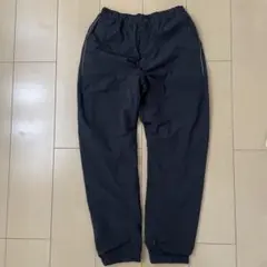 150 ユニクロ　暖パン　ブラック　ストレッチウォームイージージョガーパンツ①