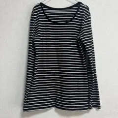 archive 00s y2kボーダー柄 長袖Tシャツ