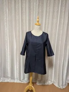 本場大島紬 ☺️チュニック 格子柄