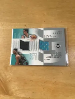 Pau Gasol & Shane Battier ゲームジャージカード