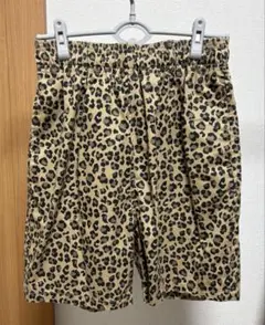 WEGO レオパード柄ハーフパンツ