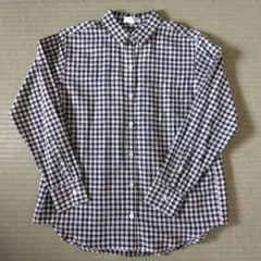 【すぅ様専用】PLST ブラック・ホワイトチェック 長袖シャツ S