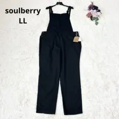 【新品タグ付】soulberry ソウルベリー サロペット ブラック コットン
