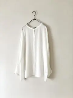 美品 theoryluxe パールツイル 比翼とろみシャツ ウォッシャブル 38 美品 theoryluxe パールツイル 比翼とろみシャツ ウォッシャブル 38