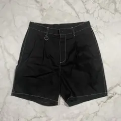 monkey time ユナイテッドアローズ 配色ステッチ ショートパンツ 黒のサムネイル